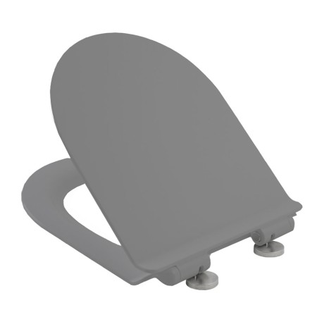1 - Copriwc Linea T-Color grigio scuro opaco