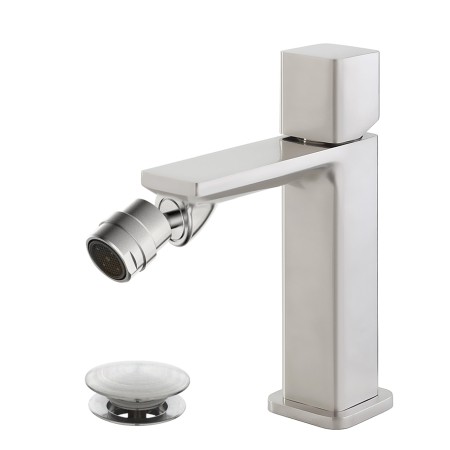 1 - Miscelatore bidet serie Lotus spazzolato