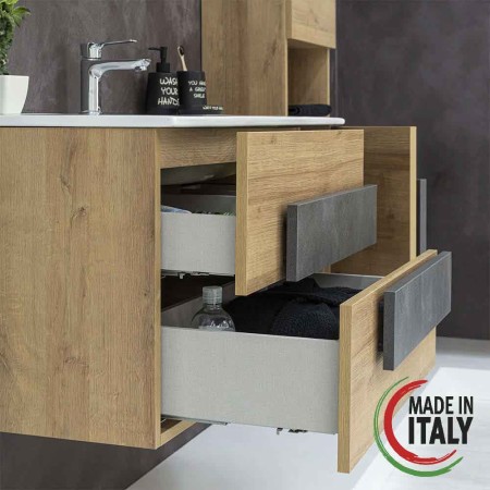 4 - Composizioni bagno Urban 80cm in nobilitato melaminico riviera