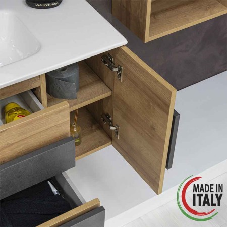 5 - Composizioni bagno Urban 80cm in nobilitato melaminico riviera