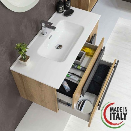 6 - Composizioni bagno Urban 80cm in nobilitato melaminico riviera