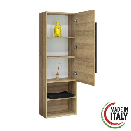 5 - Pensile bagno Urban L45xH135 in nobilitato melaminico riviera