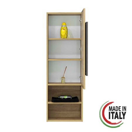 8 - Pensile bagno Urban L45xH135 in nobilitato melaminico riviera