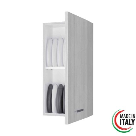4 - Pensile Stella L35xH70 in nobilitato melaminico grigio