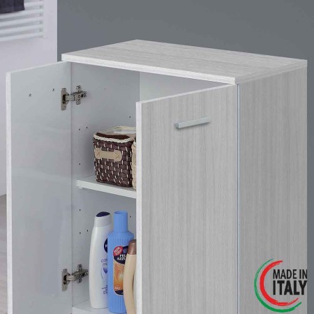 4 - Base bagno Stella 60cm in nobilitato melaminico grigio