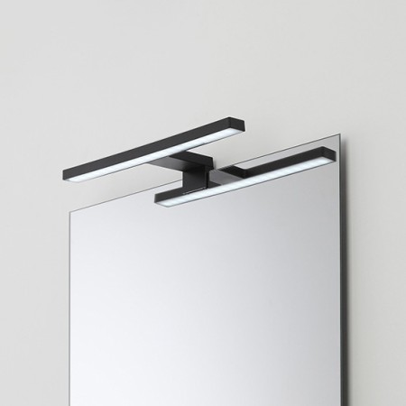 2 - LAMPADA LED 30 CM 5W IN NERO OPACO
