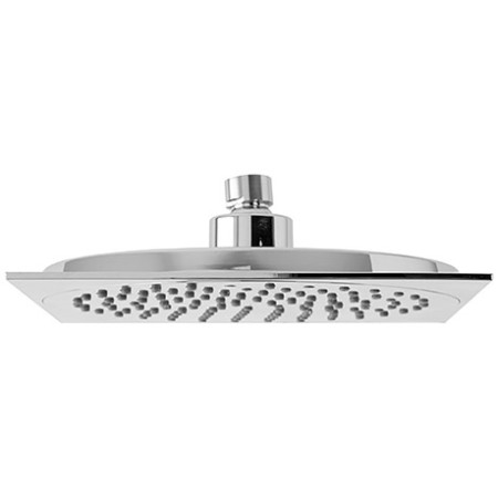 2 - Soffione doccia quadrato in abs cromo 20 x 20 cm