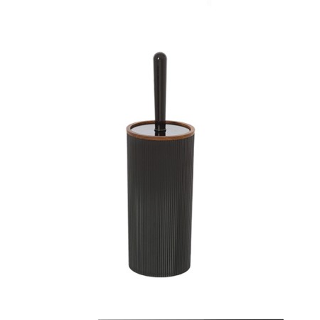 2 - Portascopino in plastica PS e ABS nero linea London