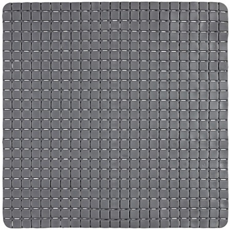 2 - Tappeto antiscivolo in pvc grigio mosaico quadrato