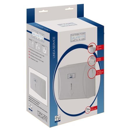 2 - Distributore di salviette di carta in abs linea Service