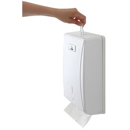 3 - DISTRIBUTORE SALVIETTE CARTA PIEGATA 36*25*10CM LINEA SERVICE