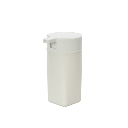 2 - Dispenser sapone in plastica bianco linea Denver