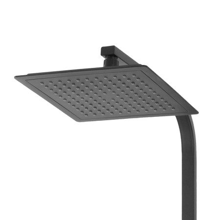5 - Colonna doccia in acciaio nero opaco Platinum H100cm