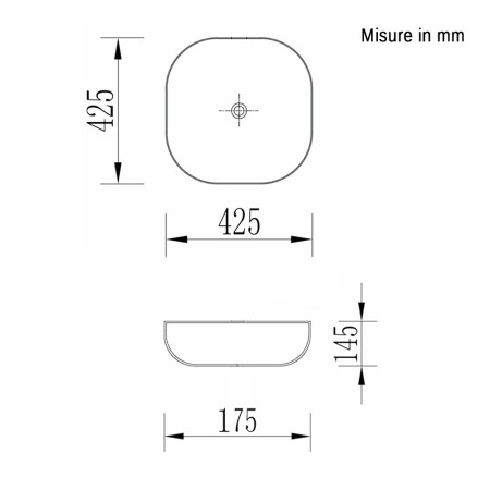 4 - Ciotola in ceramica L42cm