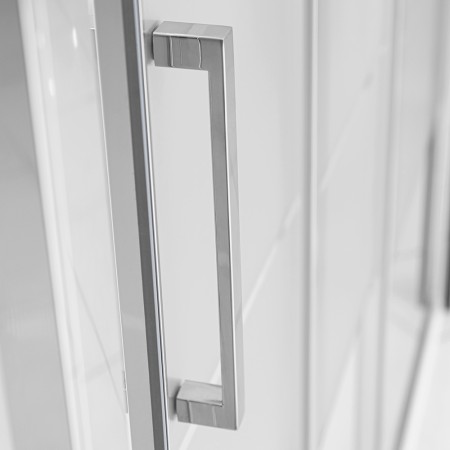 4 - Porta scorrevole trasparente linea T-Squared da 170 cm