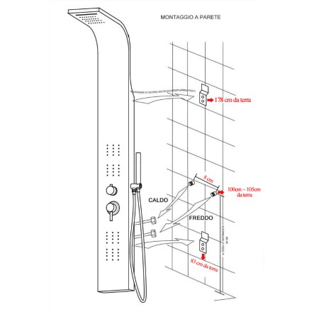 5 - Colonna doccia New York