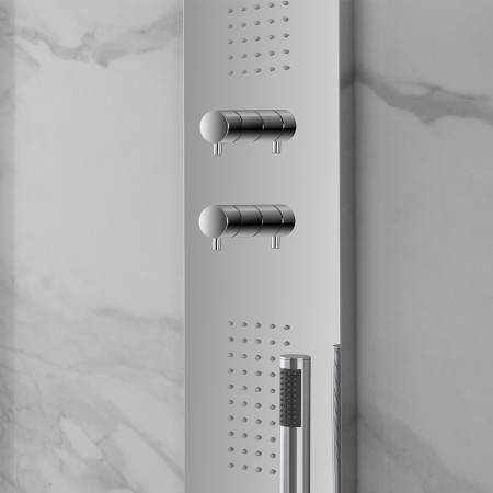 4 - Colonna top slim cromo