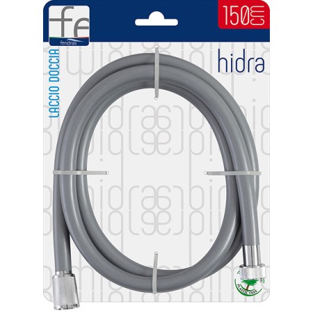 2 - Laccio doccia in pvc da 150 cm grigio