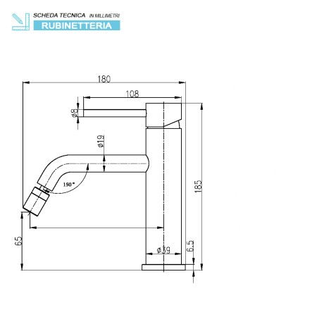 4 - Miscelatore bidet serie Nuego